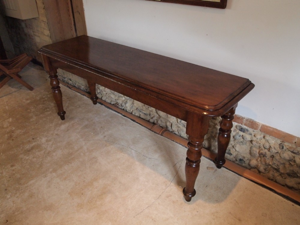 Table hall lamp console side Victorian Mahogany c1860