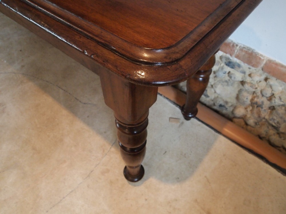 Table hall lamp console side Victorian Mahogany c1860 View VI