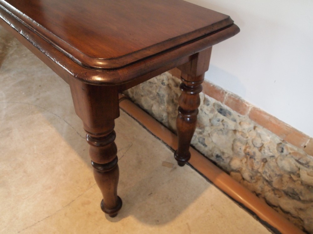 Table hall lamp console side Victorian Mahogany c1860 View VII