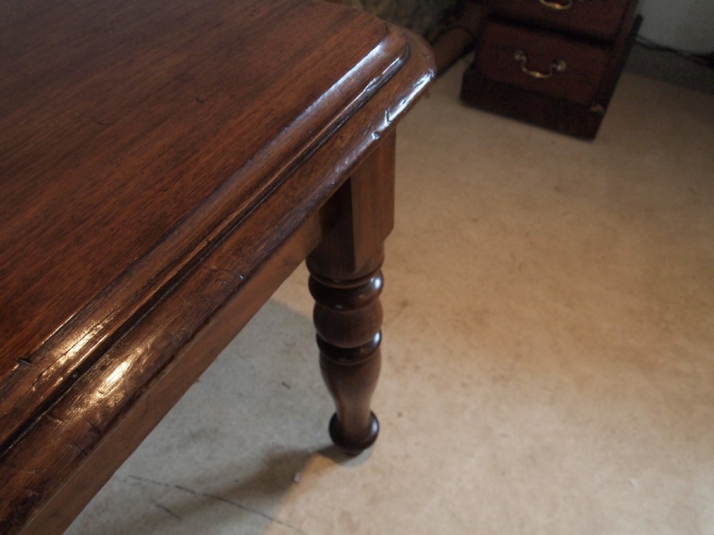 Table hall lamp console side Victorian Mahogany c1860 View VIII