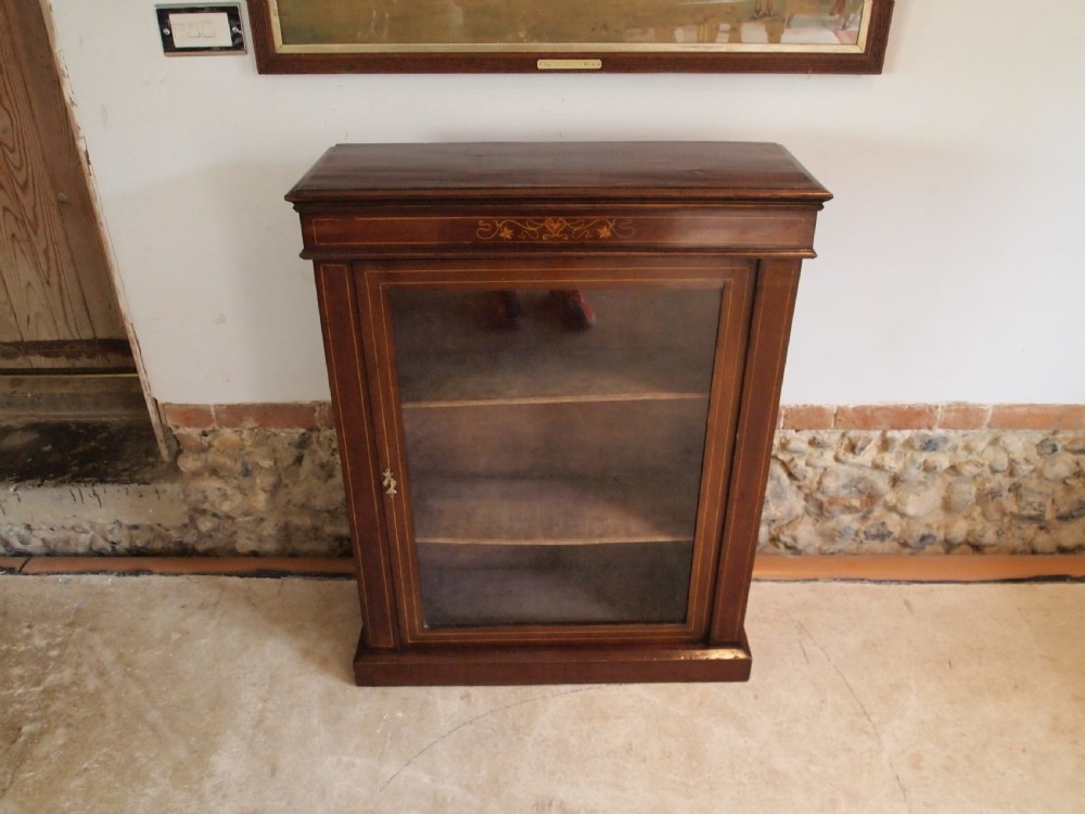 Cabinet display pier cabinet Victorian Mahogany c1880 View VIII