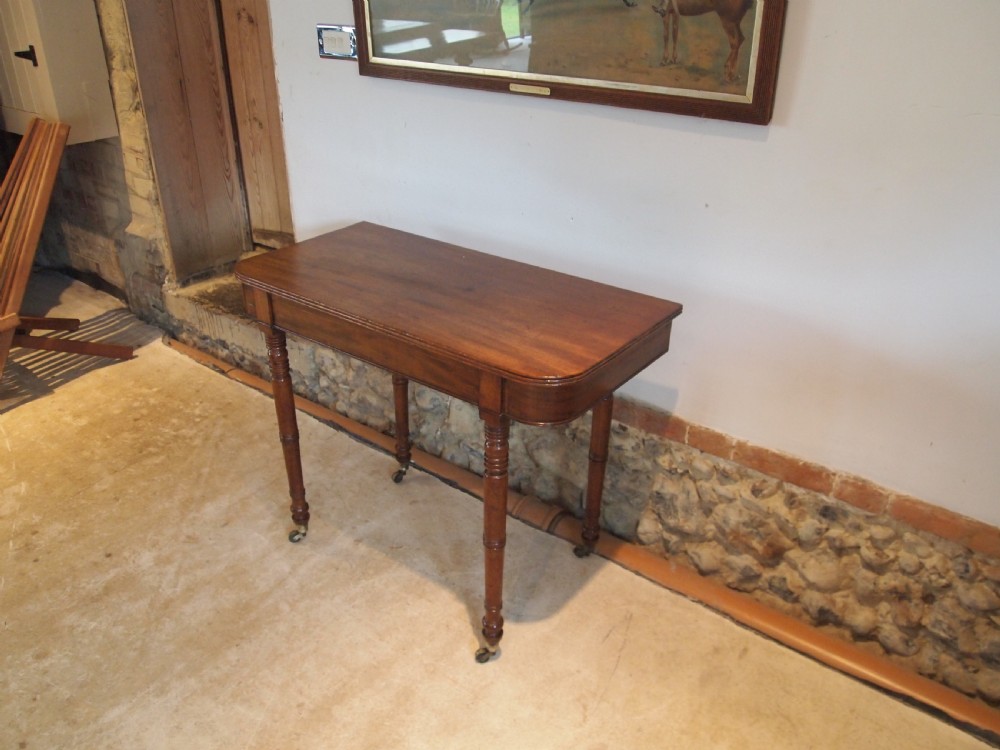 Table hall side lamp console George IV Mahogany c1830