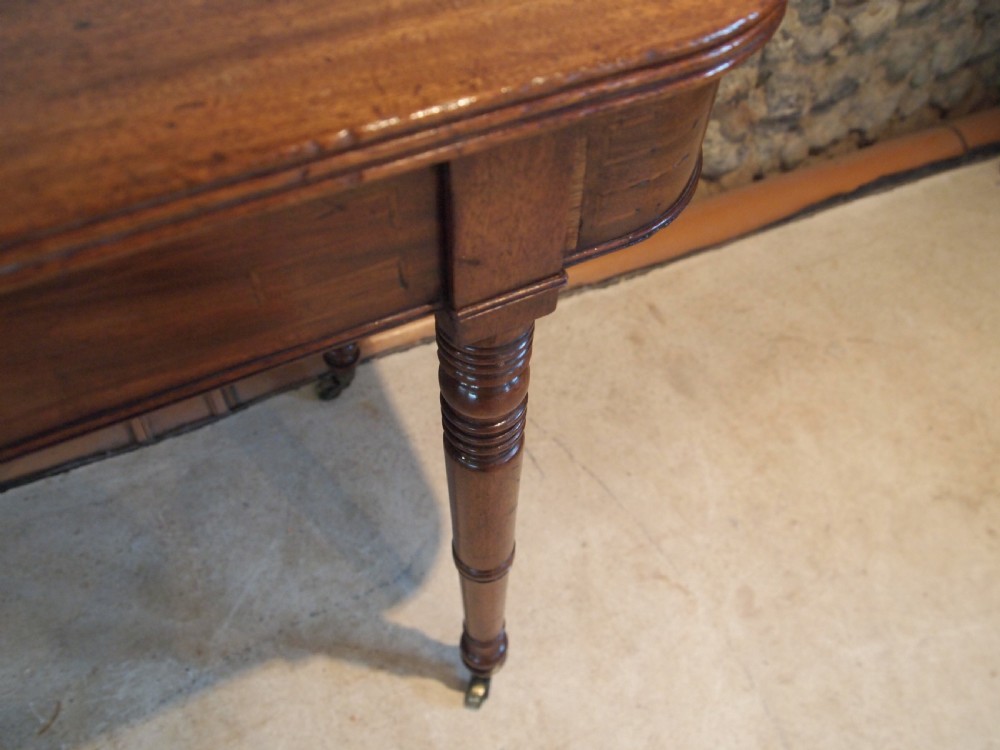 Table hall side lamp console George IV Mahogany c1830 View IV