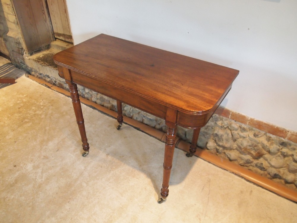 Table hall side lamp console George IV Mahogany c1830 View V