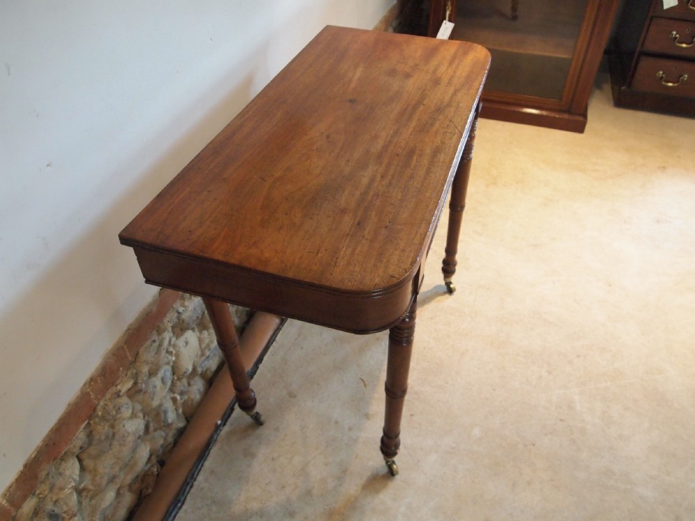 Table hall side lamp console George IV Mahogany c1830 View VI