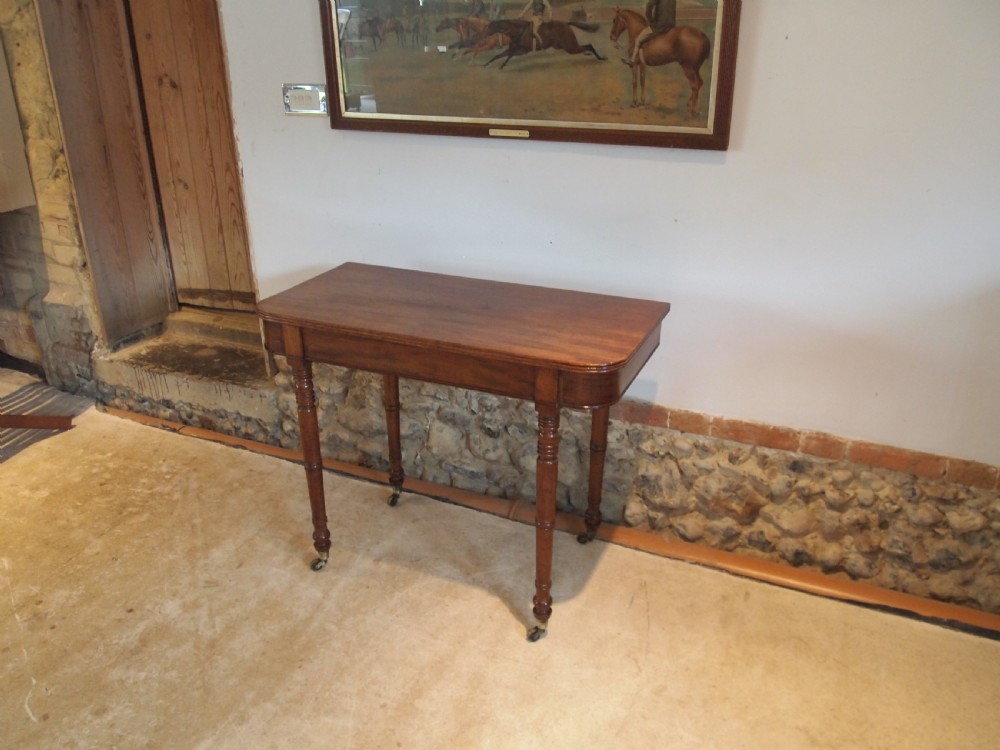 Table hall side lamp console George IV Mahogany c1830 View VIII