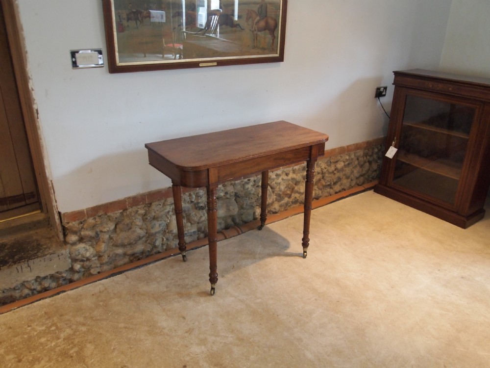 Table hall side lamp console George IV Mahogany c1830 View IX