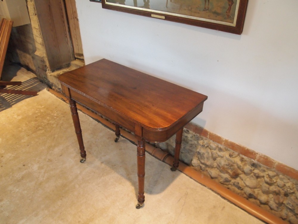 Table hall side lamp console George IV Mahogany c1830 View XI