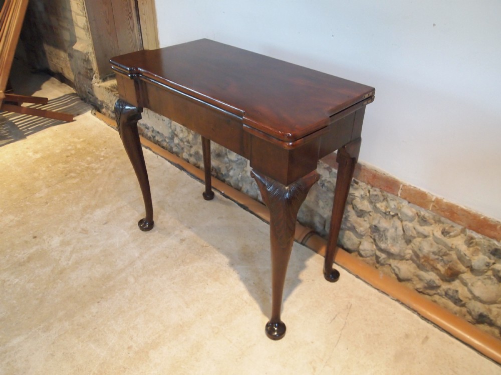 Table card hall Cuban Mahogany console lamp side George II c1750