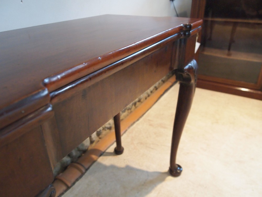 Table card hall Cuban Mahogany console lamp side George II c1750 View VIII