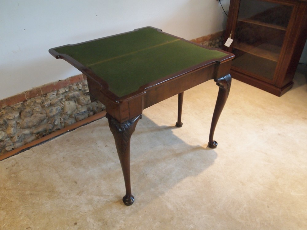 Table card hall Cuban Mahogany console lamp side George II c1750 View X