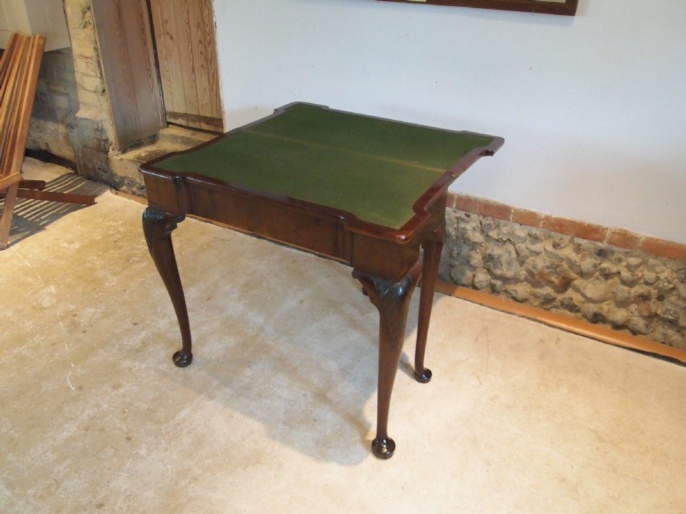 Table card hall Cuban Mahogany console lamp side George II c1750 View XI
