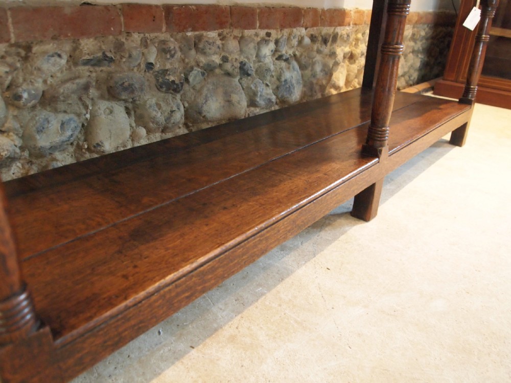 Dresser Welsh Oak pot board South Wales George III c1800  View VII