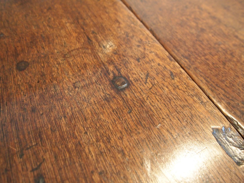 Table Queen Anne Oak gate leg dining table c1700 View VI