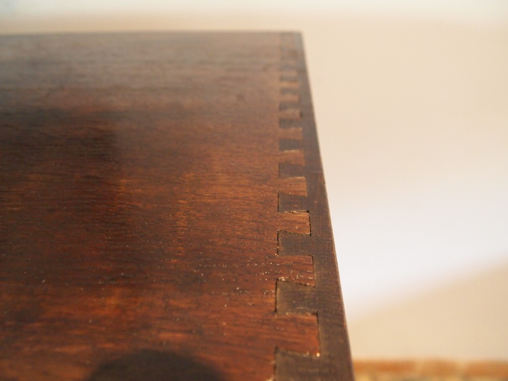 Chest of drawers Oak collectors chest bank c1910 View IX