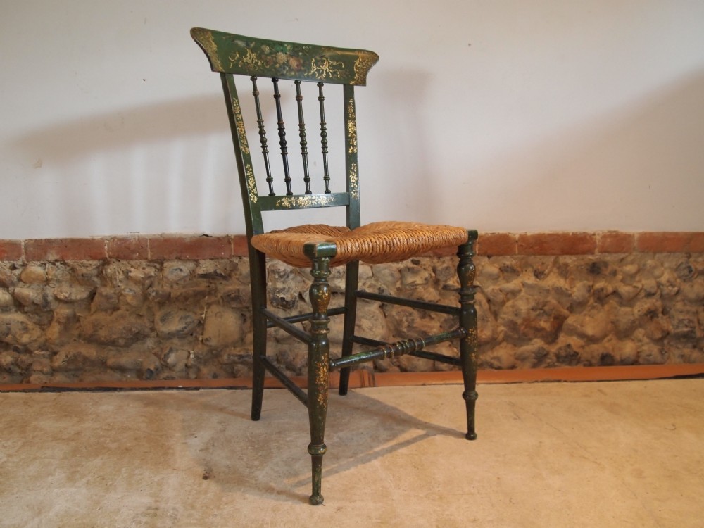 Chair stunning Regency painted chair c1820