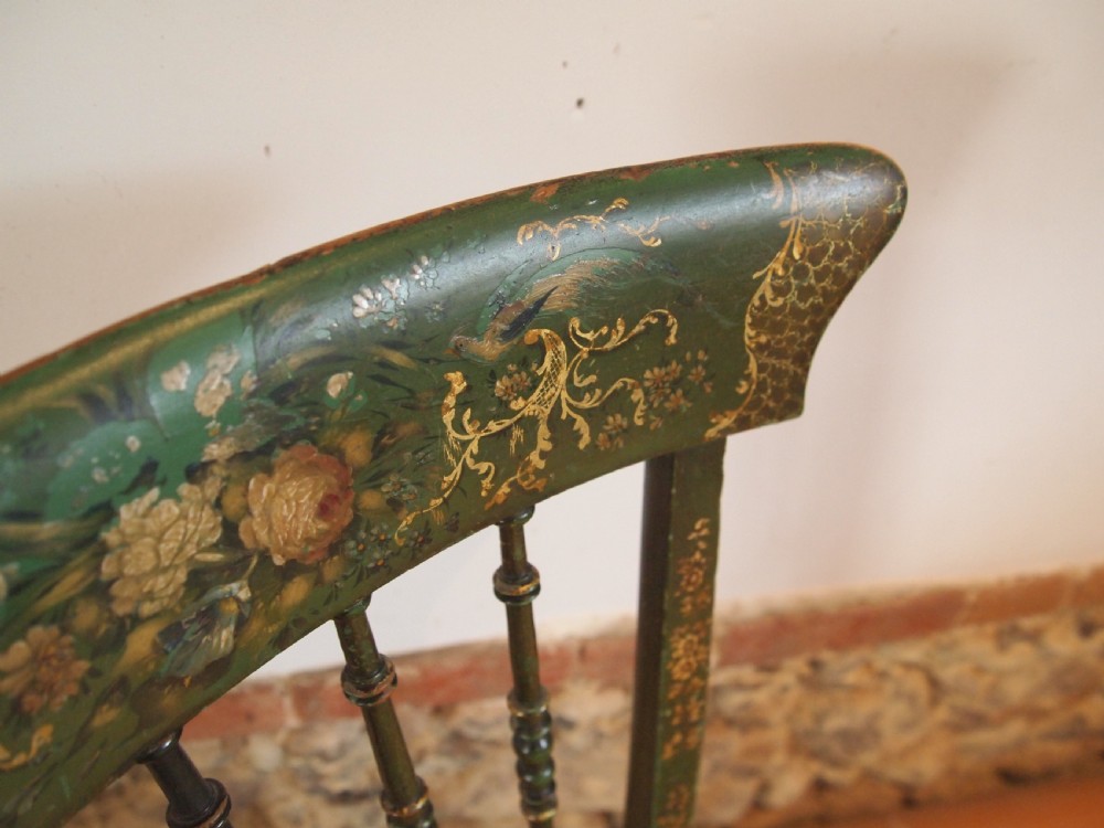 Chair stunning Regency painted chair c1820 View II