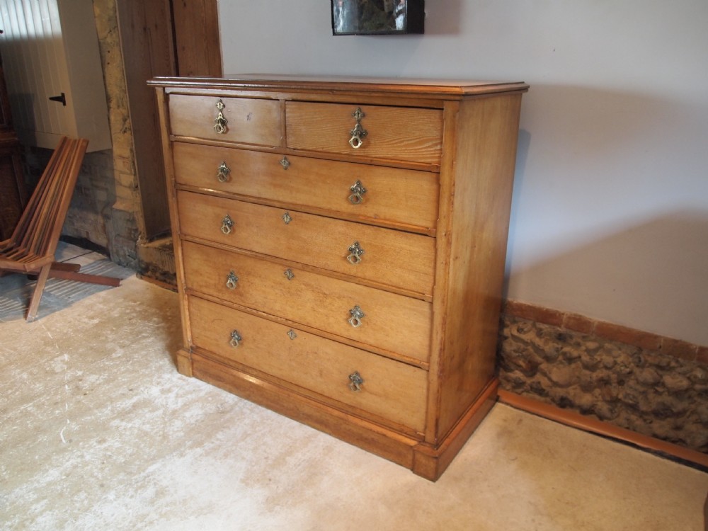 Chest of drawers Arts and Crafts Victorian Ash Pugin influenced c1880 View VIII