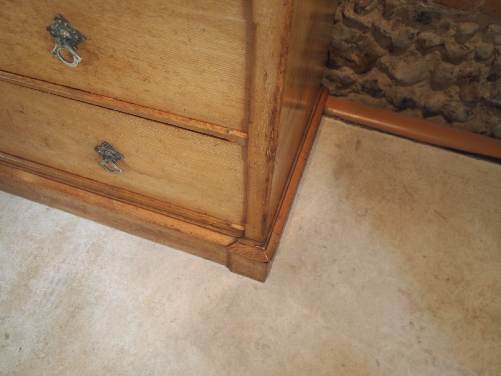 Chest of drawers Arts and Crafts Victorian Ash Pugin influenced c1880 View X