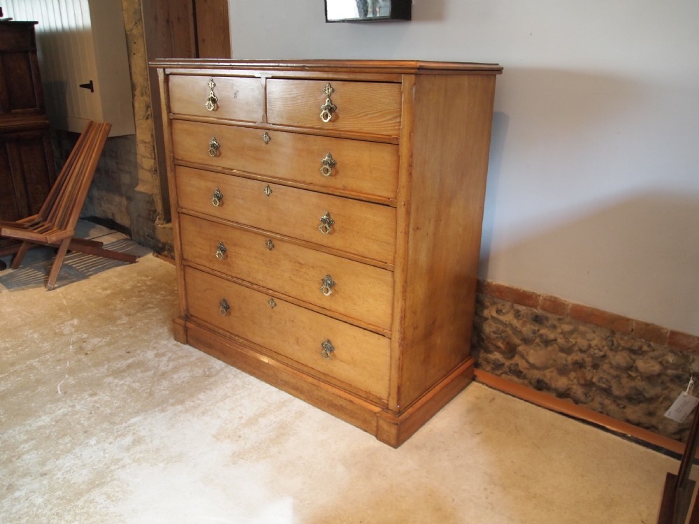 Chest of drawers Arts and Crafts Victorian Ash Pugin influenced c1880 View XI
