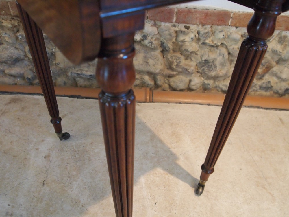 Table hall lamp side console fine Regency Rosewood c1830 View XII