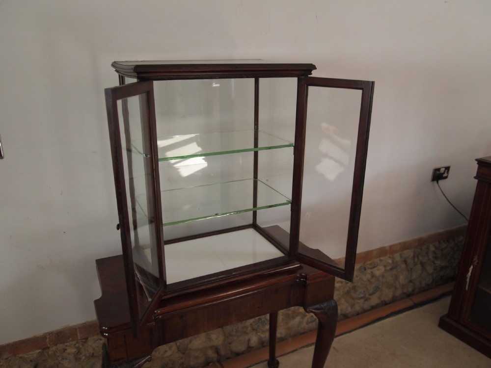 Cabinet display haberdashery shop counter Victorian Mahogany c1890 View III