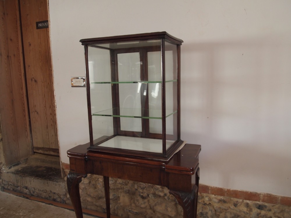 Cabinet display haberdashery shop counter Victorian Mahogany c1890 View IX