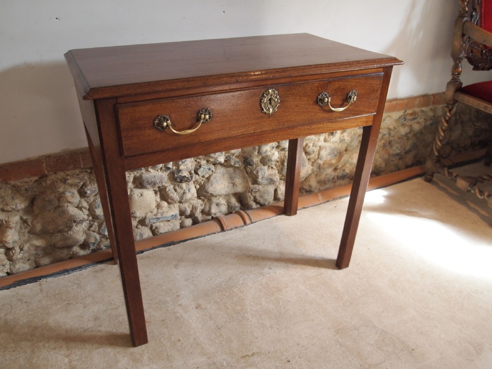 Table hall lamp side console George III Mahogany c1800