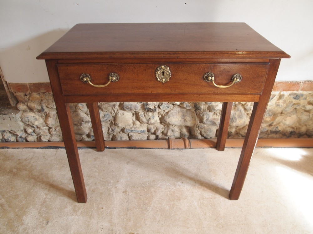 Table hall lamp side console George III Mahogany c1800 View IV