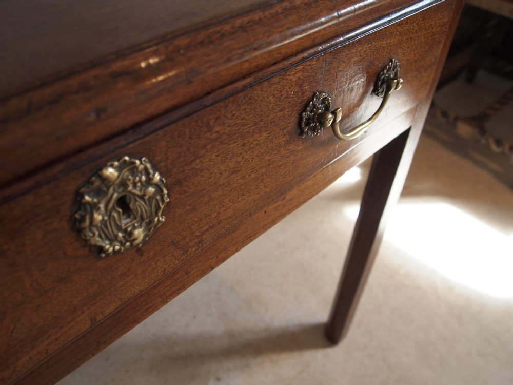 Table hall lamp side console George III Mahogany c1800 View VI