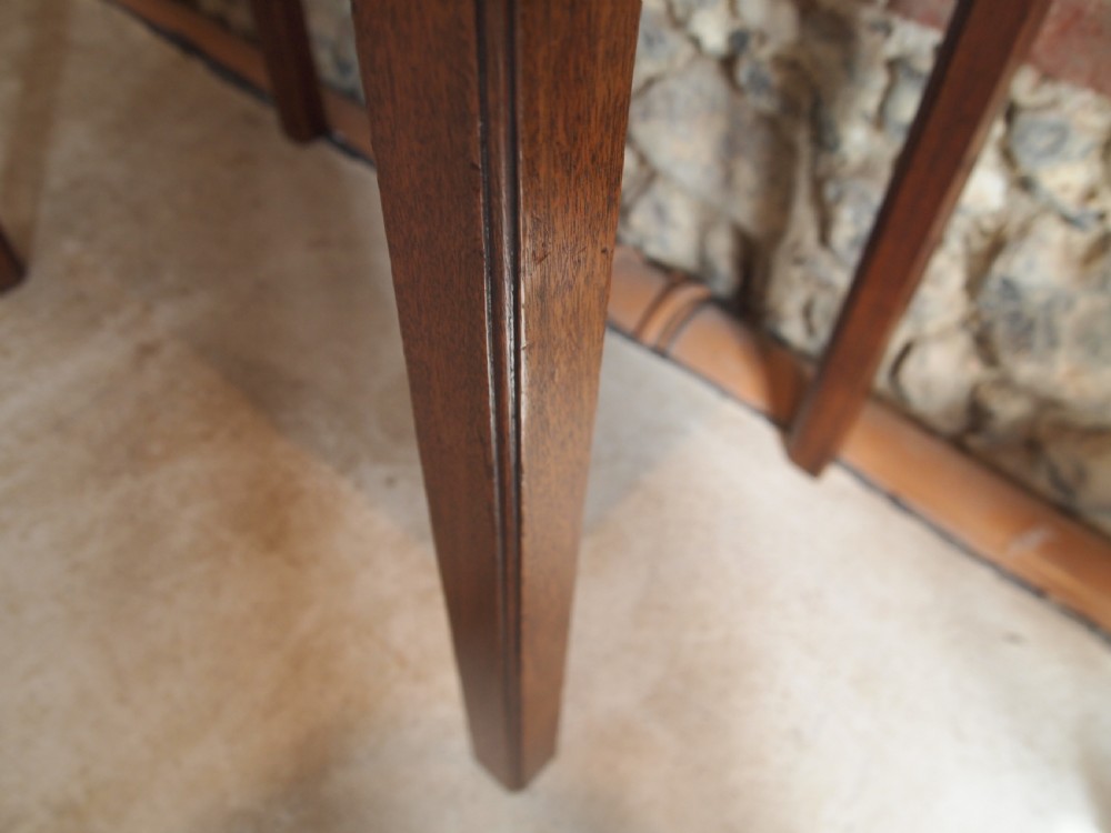 Table hall lamp side console George III Mahogany c1800 View IX