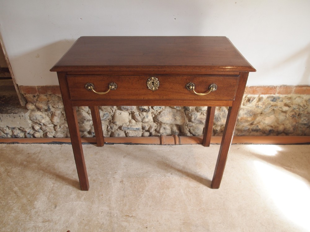 Table hall lamp side console George III Mahogany c1800 View X