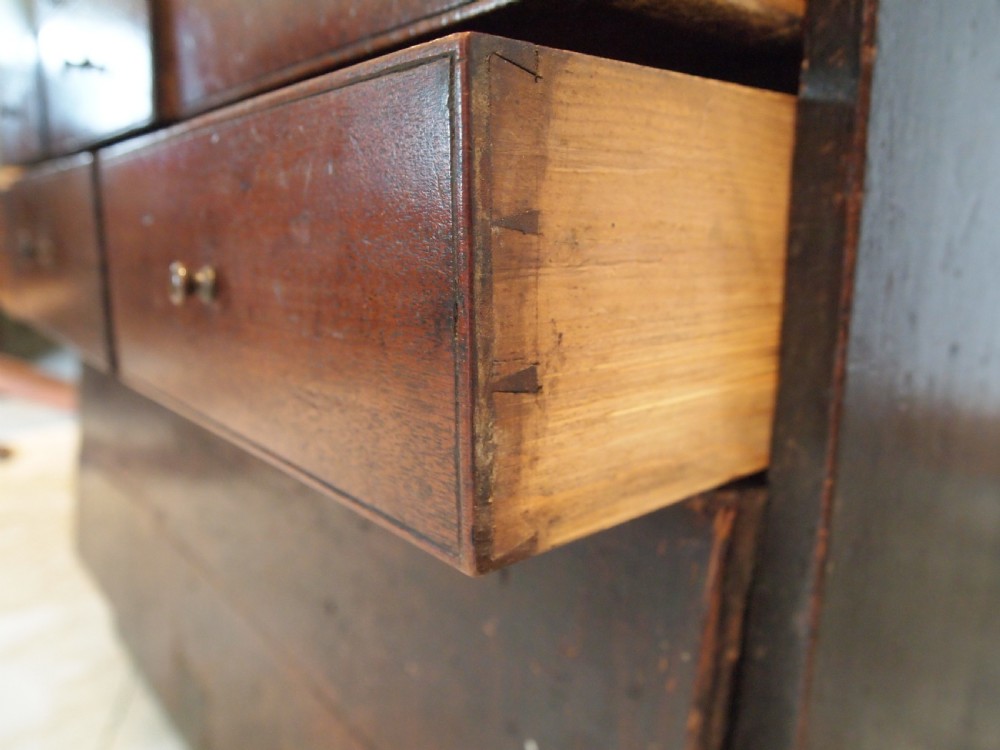 Chest of drawers rare George III engineers or cabinet makers chest c1800 View VI