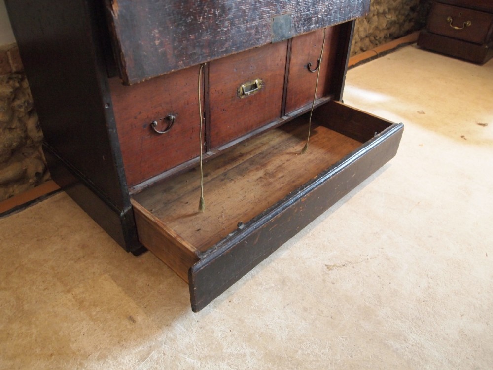 Chest of drawers rare George III engineers or cabinet makers chest c1800 View IX
