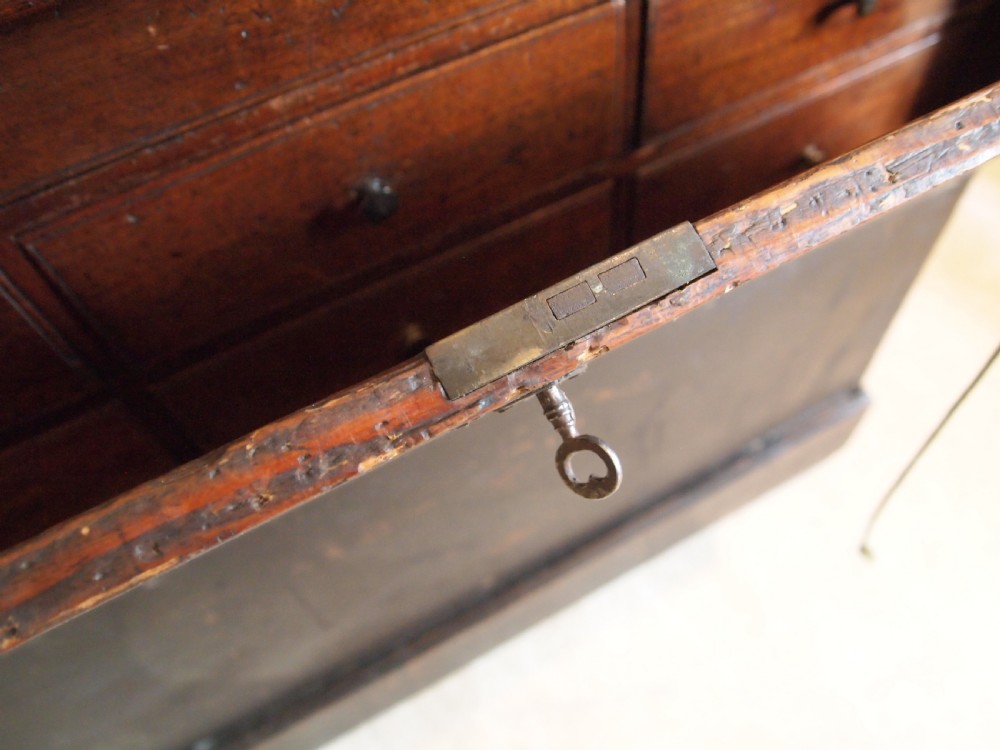Chest of drawers rare George III engineers or cabinet makers chest c1800 View X
