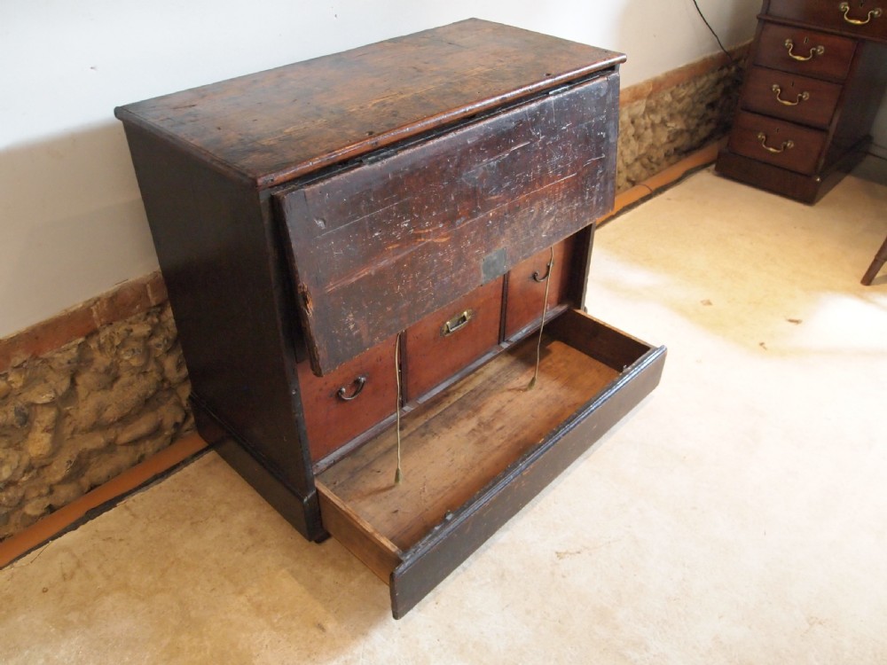 Chest of drawers rare George III engineers or cabinet makers chest c1800 View XI