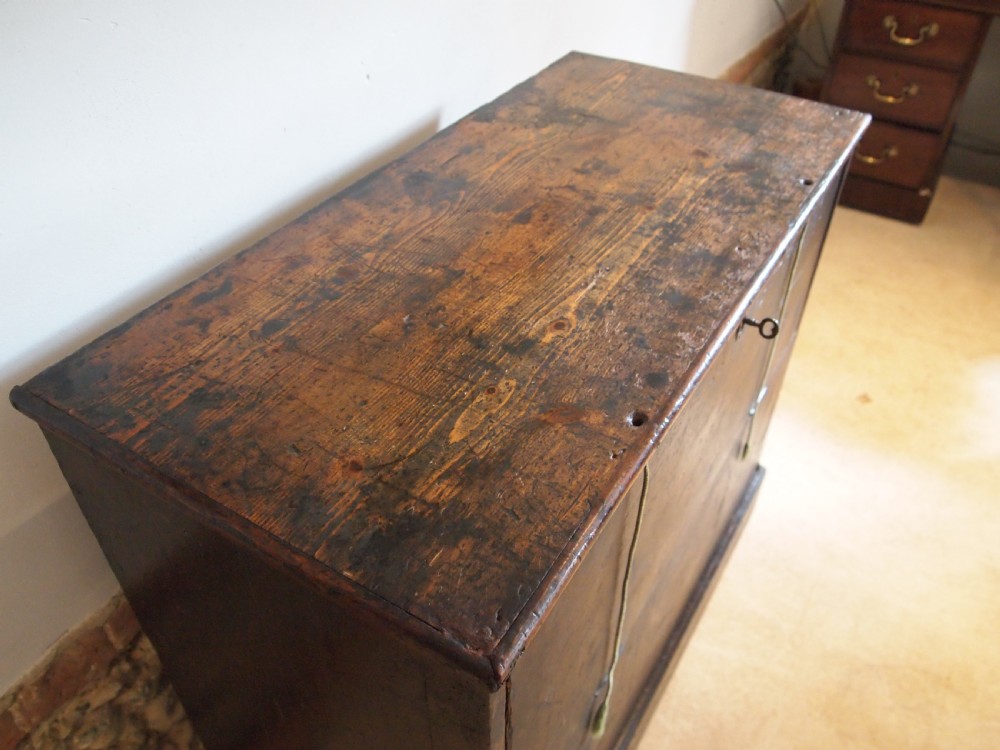 Chest of drawers rare George III engineers or cabinet makers chest c1800 View XII