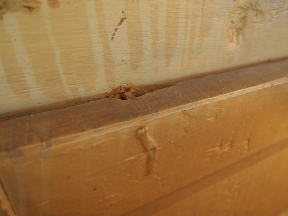 Coffer chest blanket box Queen Anne Oak c1700 View VII