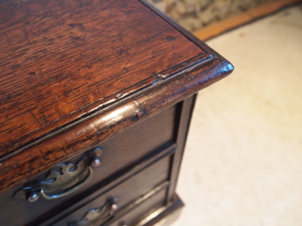 Stool rare George II closed box stool chest of drawers c1750 View VI