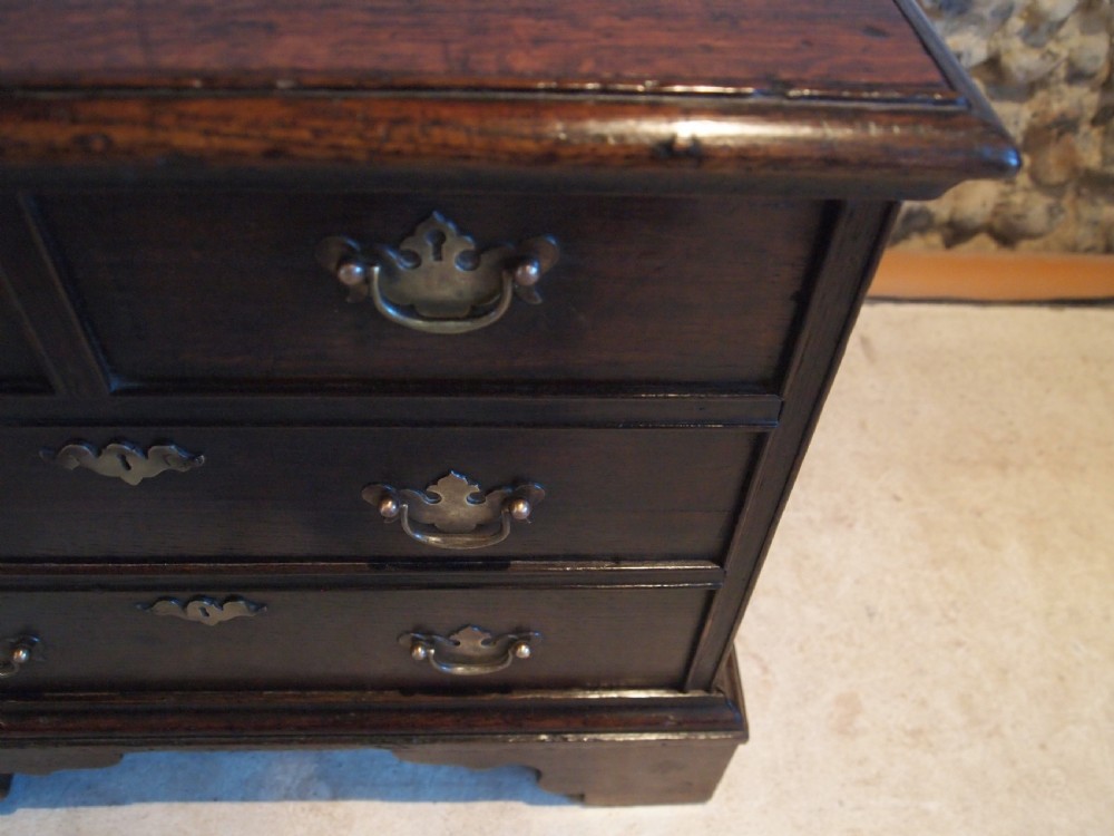 Stool rare George II closed box stool chest of drawers c1750 View XII
