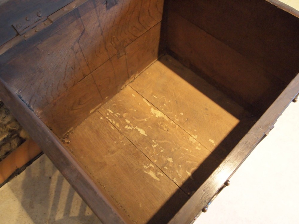 Stool rare George II closed box stool chest of drawers c1750 View XIII