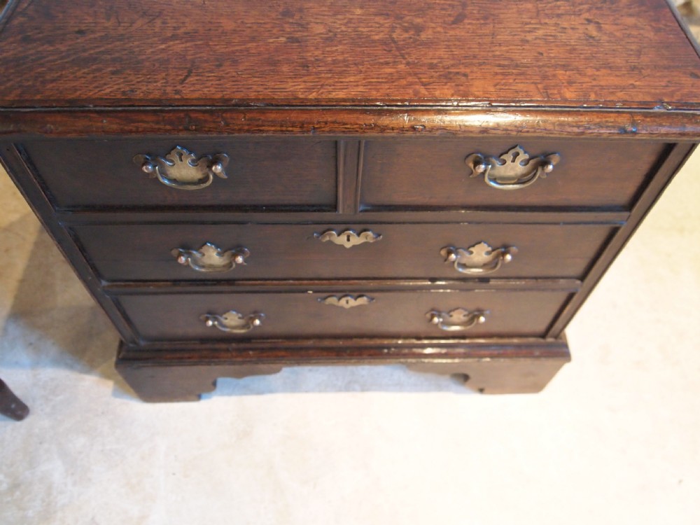 Stool rare George II closed box stool chest of drawers c1750 View VI
