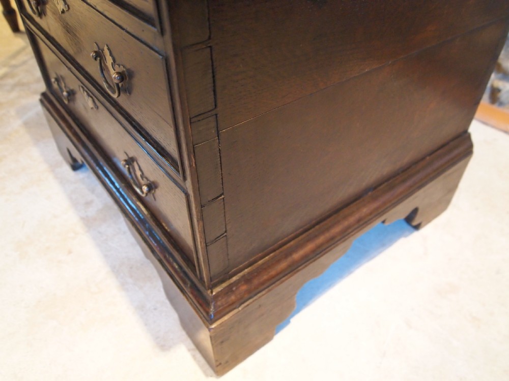 Stool rare George II closed box stool chest of drawers c1750 View XII