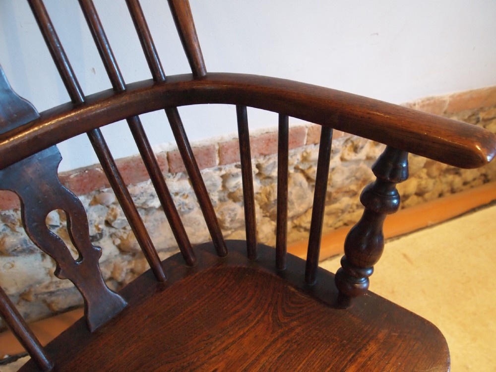 Chair Victorian Windsor Ash and Elm c1840 View VI