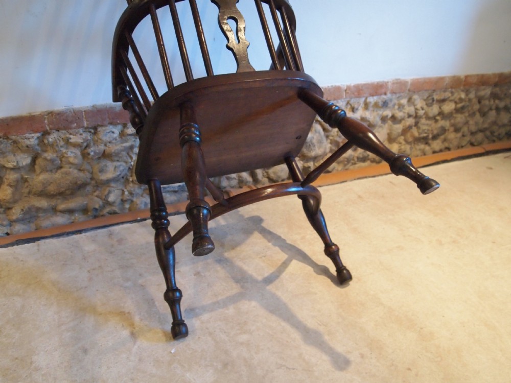 Chair Victorian Windsor Ash and Elm c1840 View IX