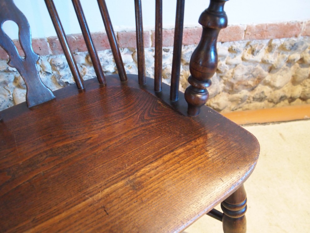 Chair Victorian Windsor Ash and Elm c1840 View XII
