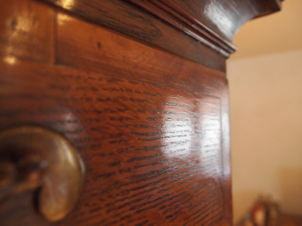 Chest of drawers chest on stand rare George II Oak c1740 View V