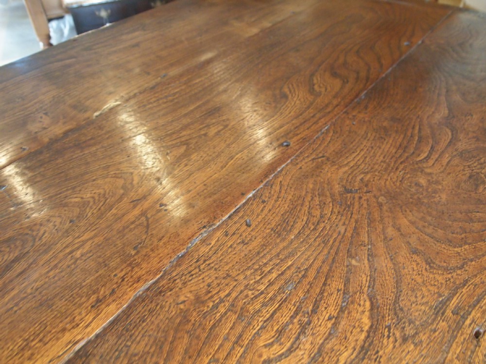 Table refectory dining farmhouse Elm 18th century and later View V
