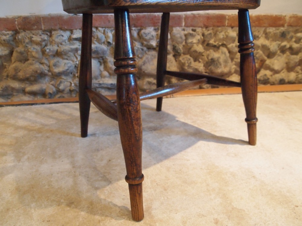 Chair Windsor Ash and Elm Victorian c1840 View IV