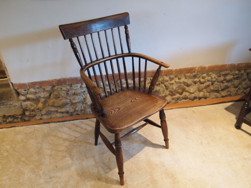 Chair Windsor Ash and Elm Victorian c1840 View VI
